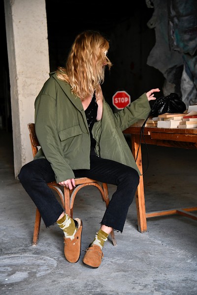 Scholl - Sabots Sheepskin Brown