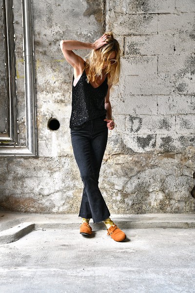 Scholl - Sabots Sheepskin Brown