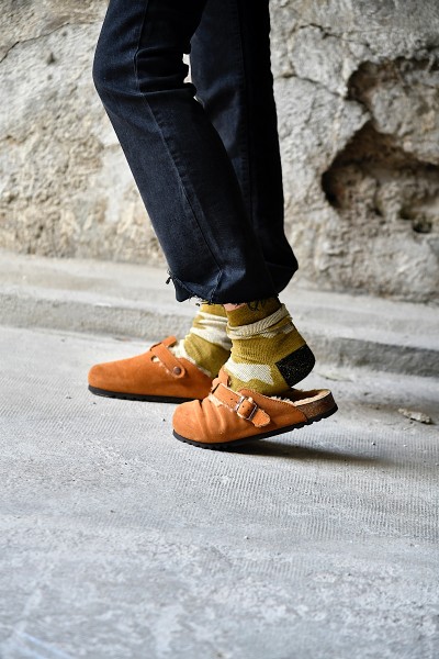 Scholl - Sabots Sheepskin Brown