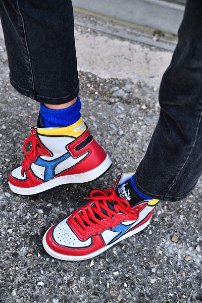 Diadora - Mi Basket Dessau White/Red