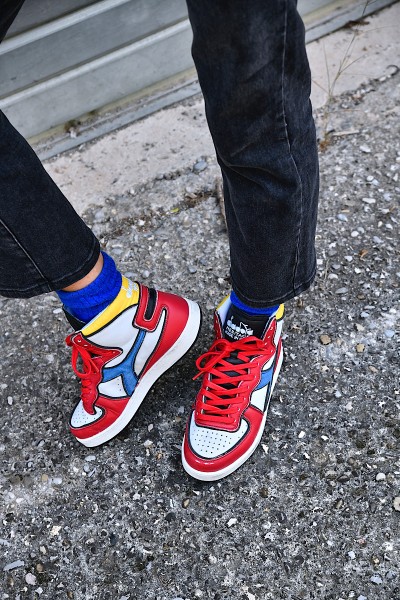 Diadora - Mi Basket Dessau White/Red