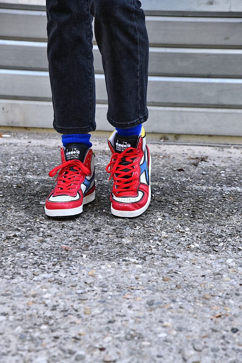 Diadora - Mi Basket Dessau White/Red