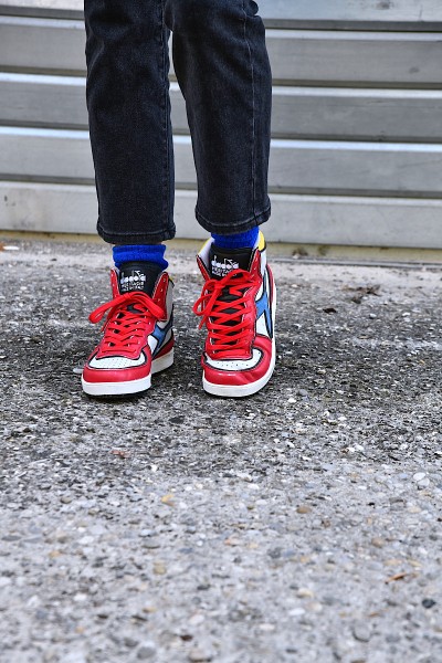 Diadora - Mi Basket Dessau White/Red