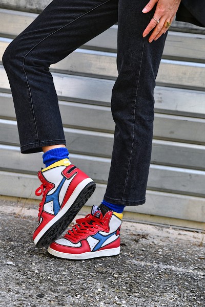 Diadora - Mi Basket Dessau White/Red