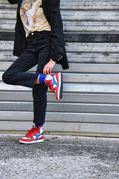 Diadora - Mi Basket Dessau White/Red