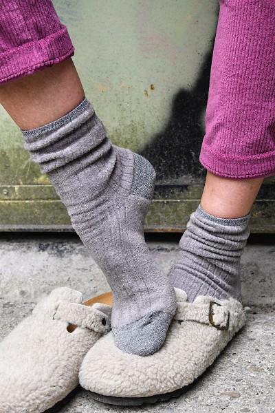 ALTO MILANO - Chaussettes Susan Donna Perle