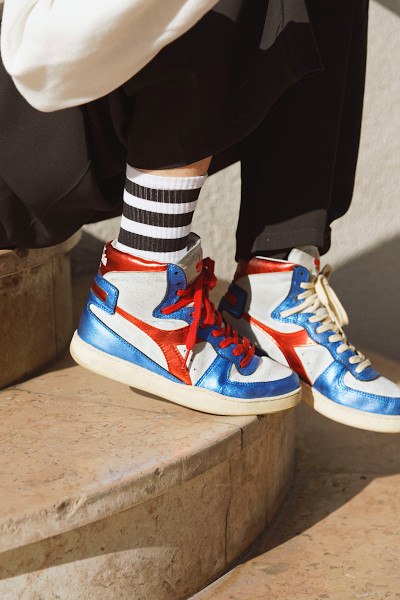 ALTO MILANO - Chaussettes Zara Nero