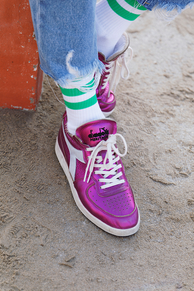 ALTO MILANO - Chaussettes Zara Verde