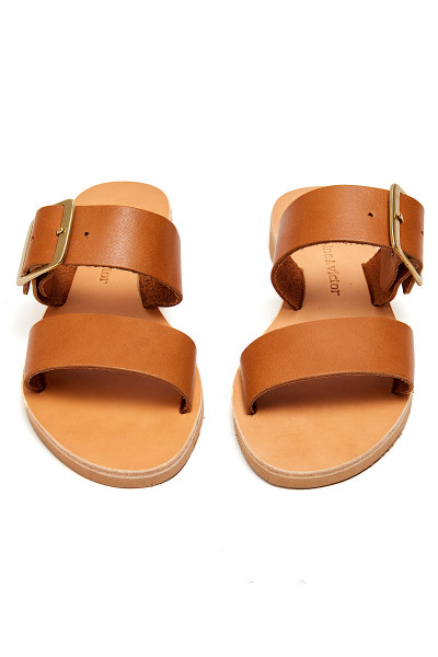 Delphine & Victor - Sandales Lou Camel