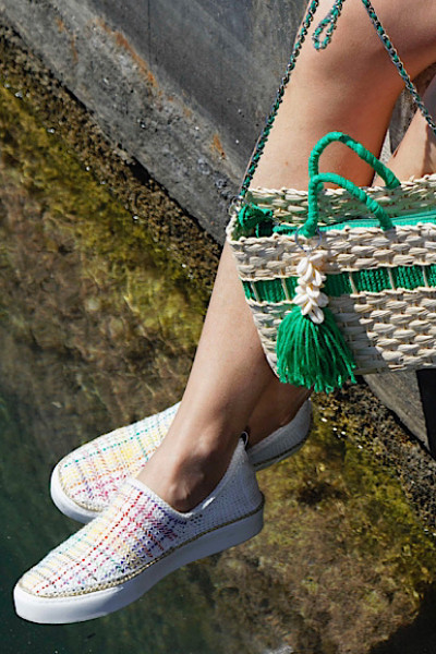 Amrose - Espadrilles Sparkling Psychedelic