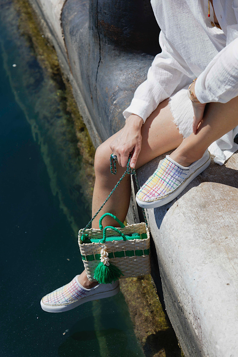 Amrose - Espadrilles Sparkling Psychedelic