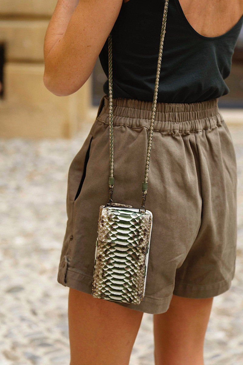 Maison Saint Julien - Short Trench Kaki