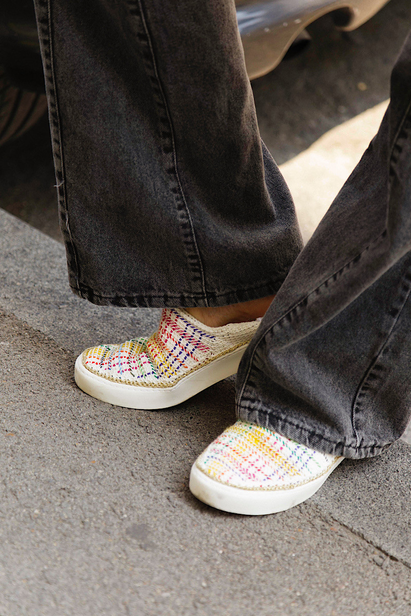 Amrose - Espadrilles Sparkling Psychedelic