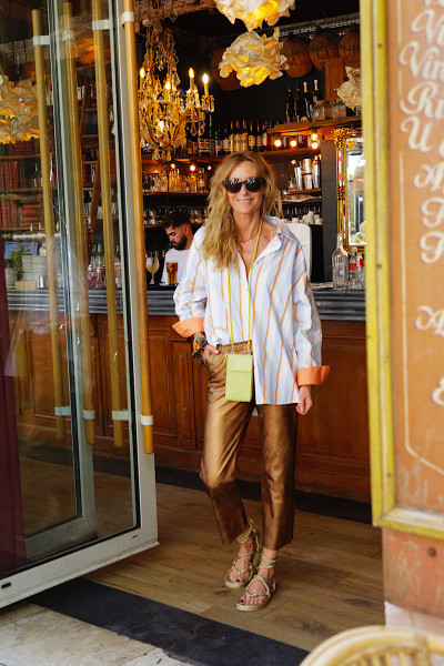 Maevy Mouvement Libre - Pantalon Vegan Cuivre