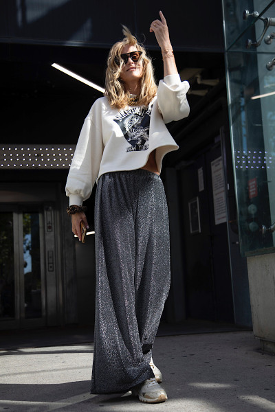 Karma Koma - Pantalon Long Disco Silver