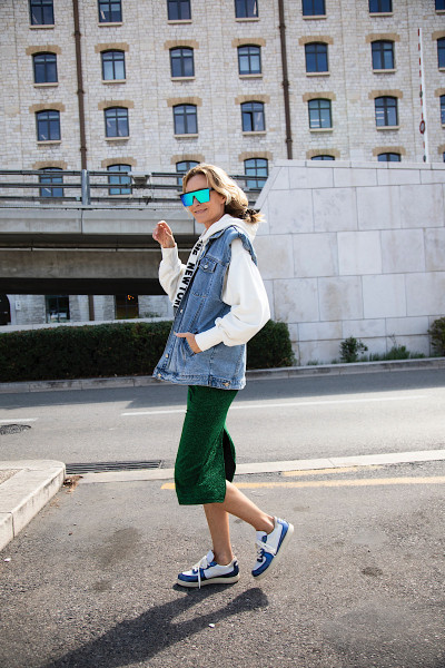 Newtone - Sweatshirt  Bloomer Bleed Off White