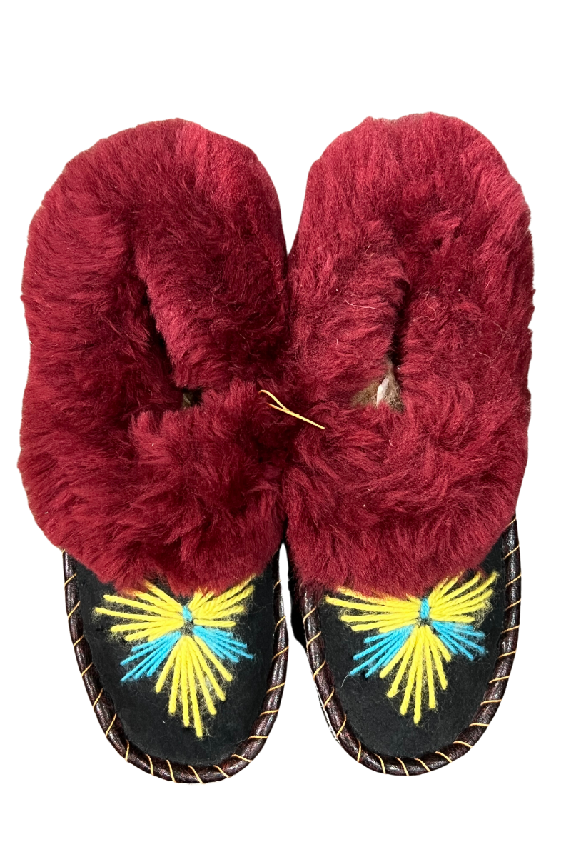 Polki pantoufle - Polki Pantoufle Bordeaux