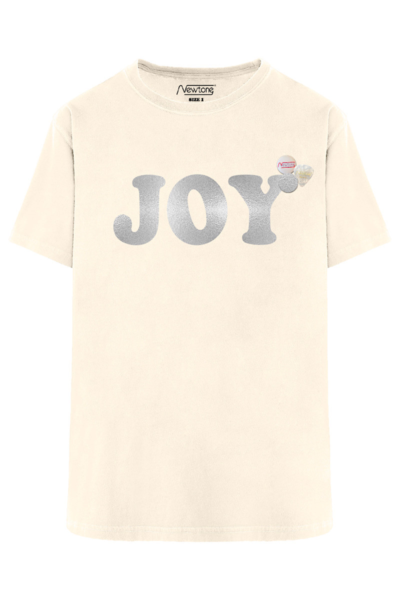 T-shirt Trucker Joy Natural Silver