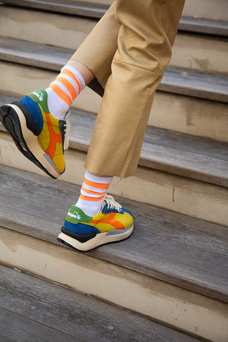 ALTO MILANO - Chaussettes Zara Arancio