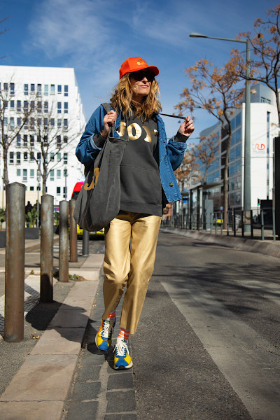 Maevy Mouvement Libre - Pantalon Vegan Or