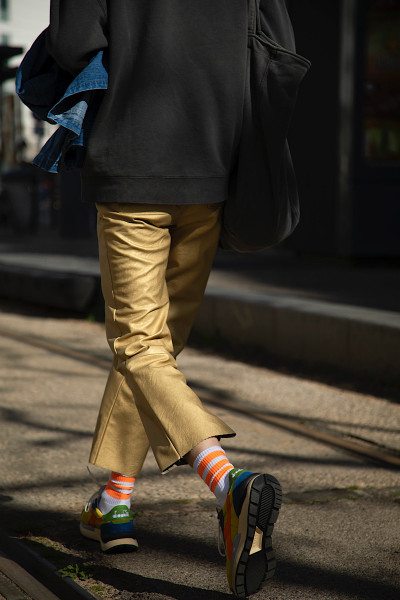 Maevy Mouvement Libre - Pantalon Vegan Or