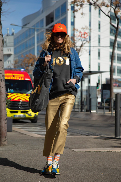 Maevy Mouvement Libre - Pantalon Vegan Or