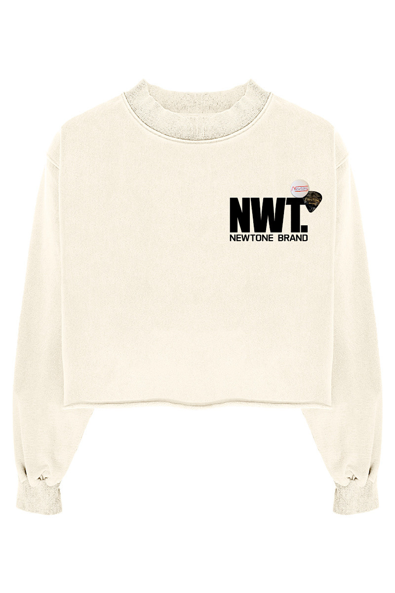 Sweatshirt Cropped Porter Natural