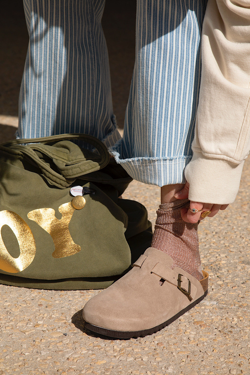 Scholl - Sabots Dark Beige