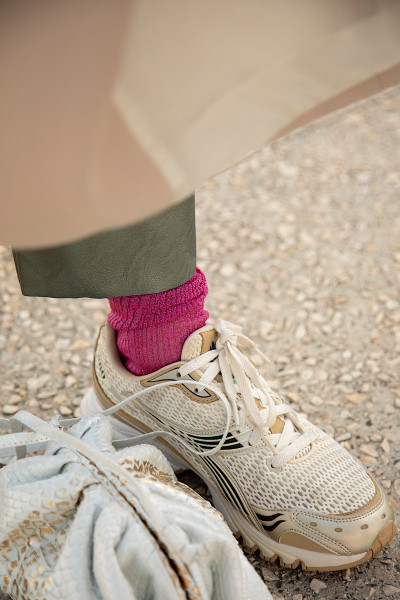 ALTO MILANO - Chaussettes Camilla Rosa Geranio (2)