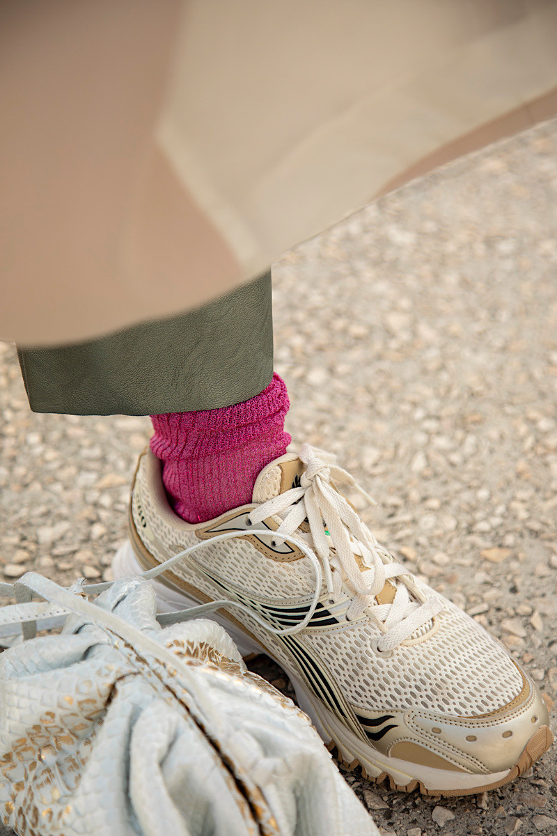 ALTO MILANO - Chaussettes Camilla Rosa Geranio