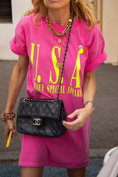 Newtone - Dress Janis USA Fuschia