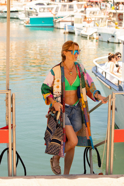 Nomadic State of Mind - Sandales Toe Joe Beige & Sparkling Gold