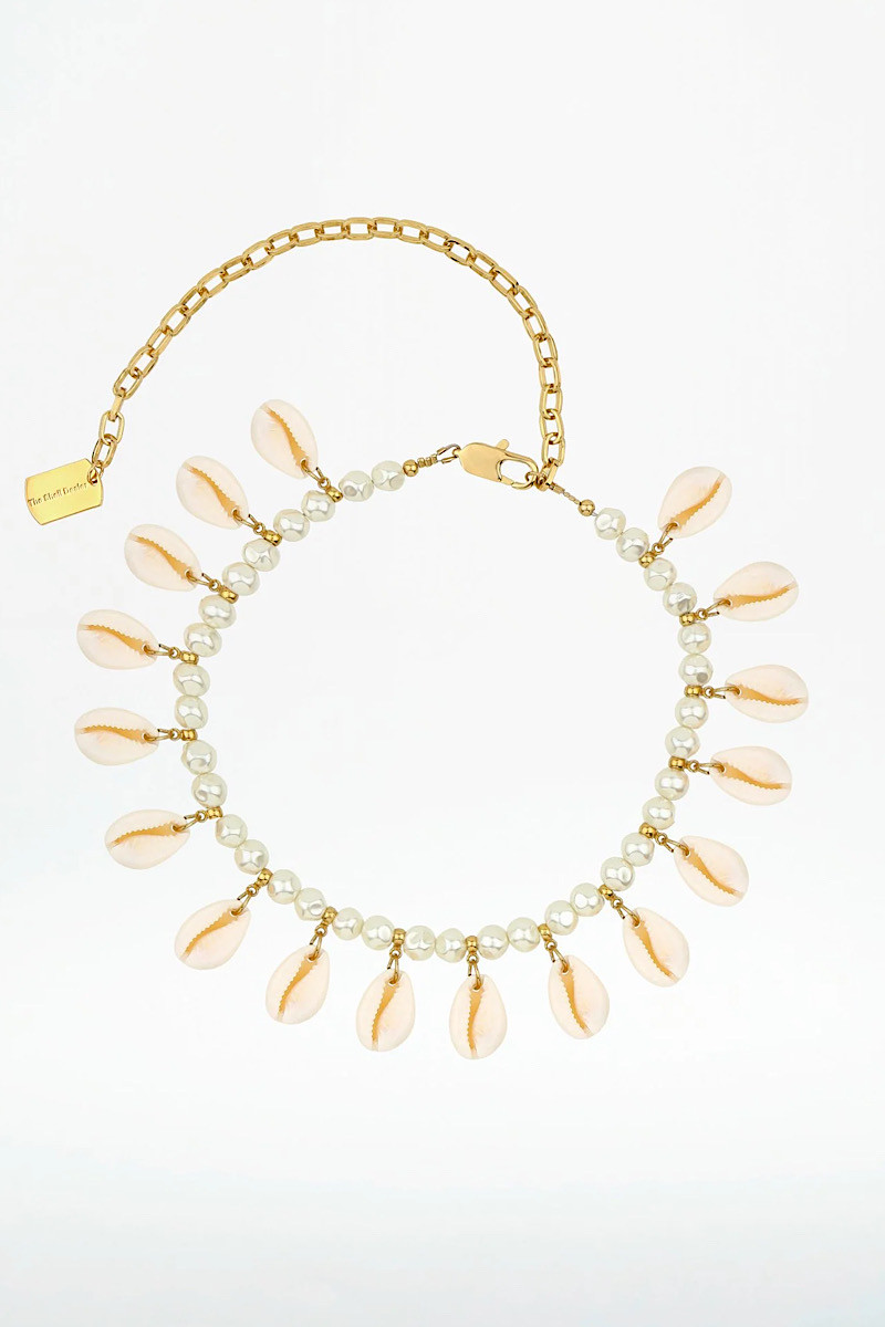 THE SHELL DEALER - Collier Coquillage Poppers Gold