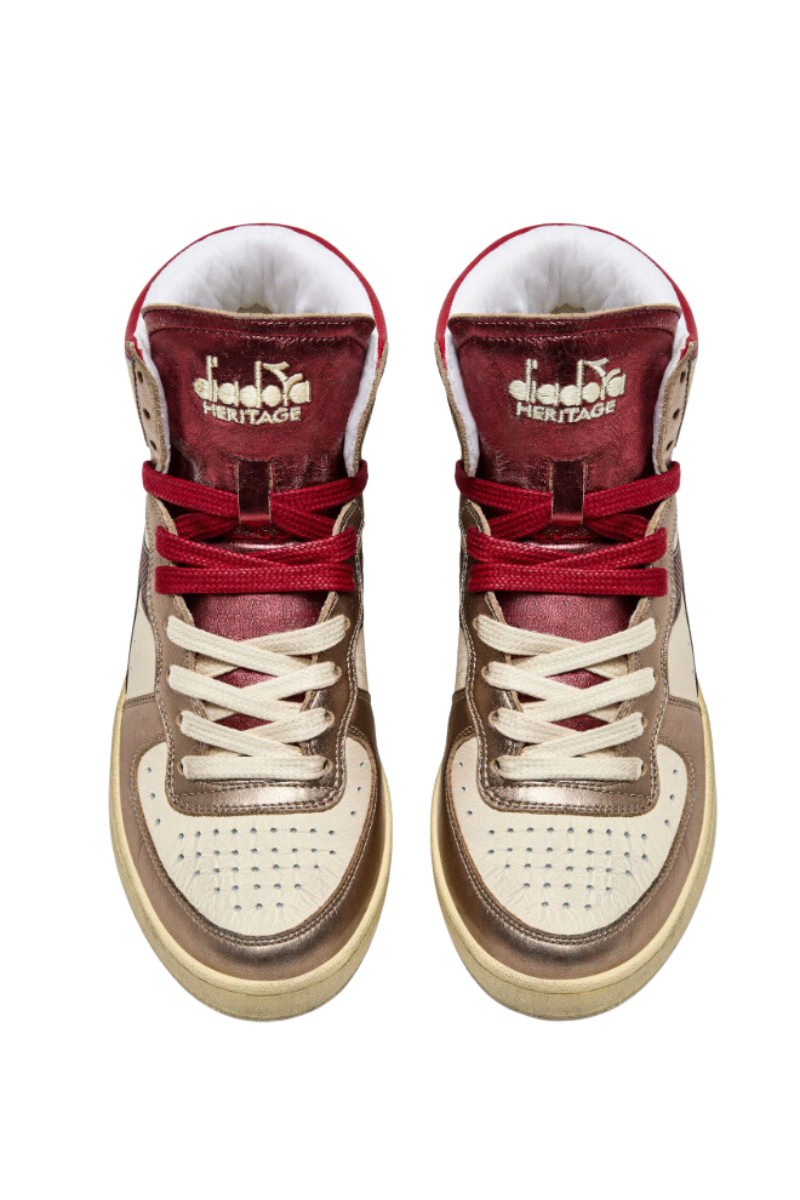 Diadora - Baskets Metal Mix Used Crete Gris