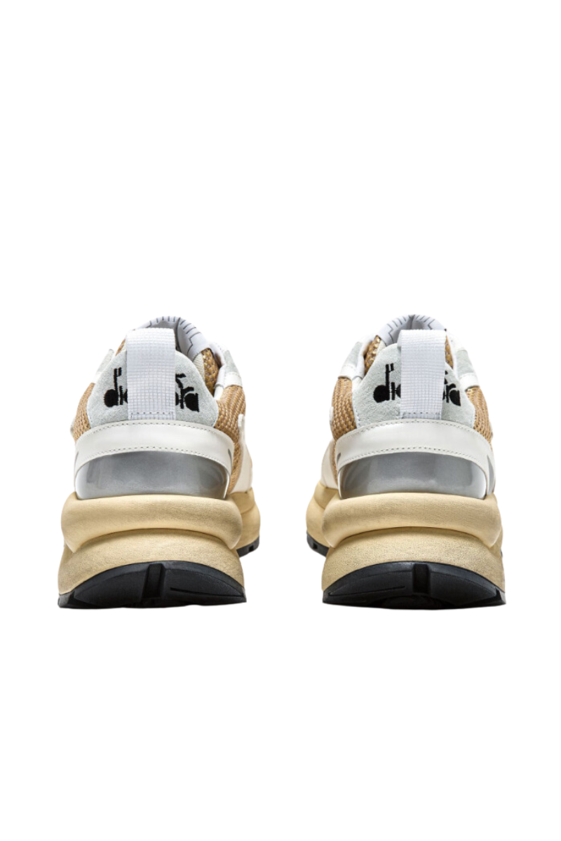 Diadora - Baskets Mercury Elite Urban Blanc /Or