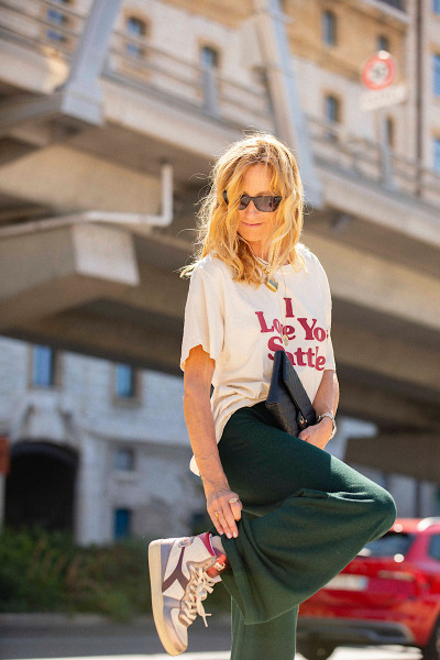 Diadora - Baskets Metal Mix Used Crete Gris