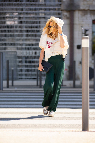 Karma Koma - Pantalon Grease Long Green