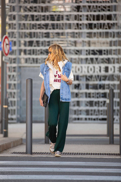 Karma Koma - Pantalon Grease Long Green