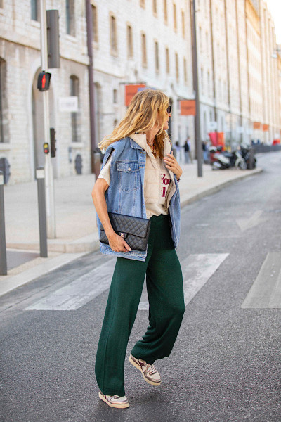 Karma Koma - Pantalon Grease Long Green