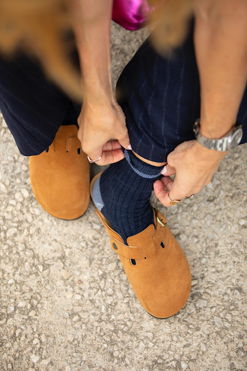 ALTO MILANO - ALTO MILANO Chaussettes Susan Short Blucina