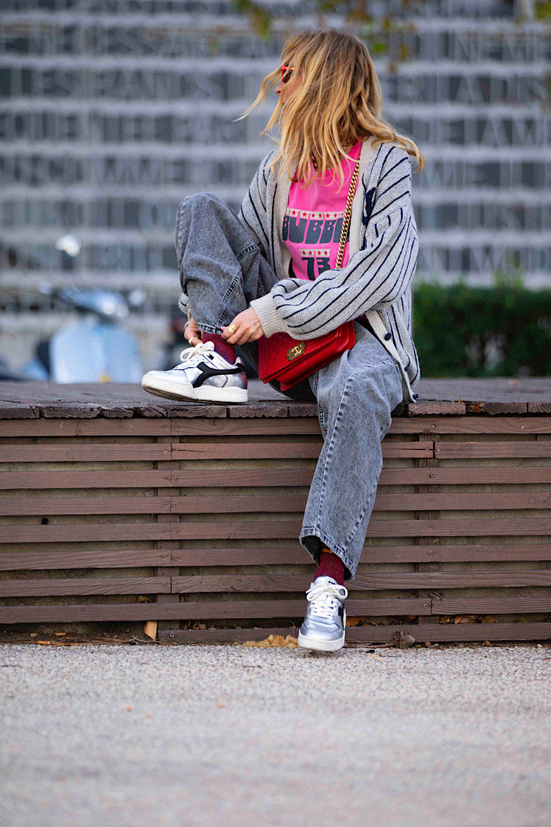 ALTO MILANO - Chaussettes Chapo Bordeaux