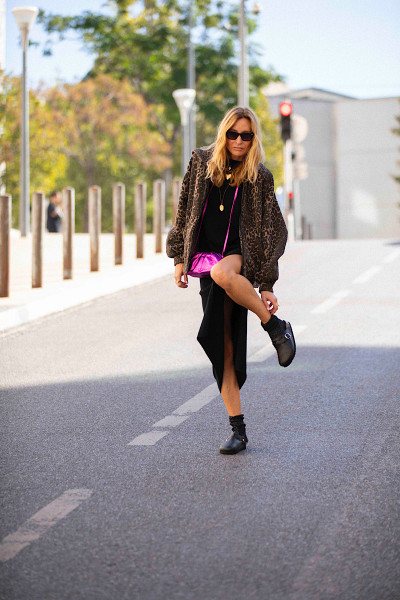 Scholl - Sabots Sheepskin Black