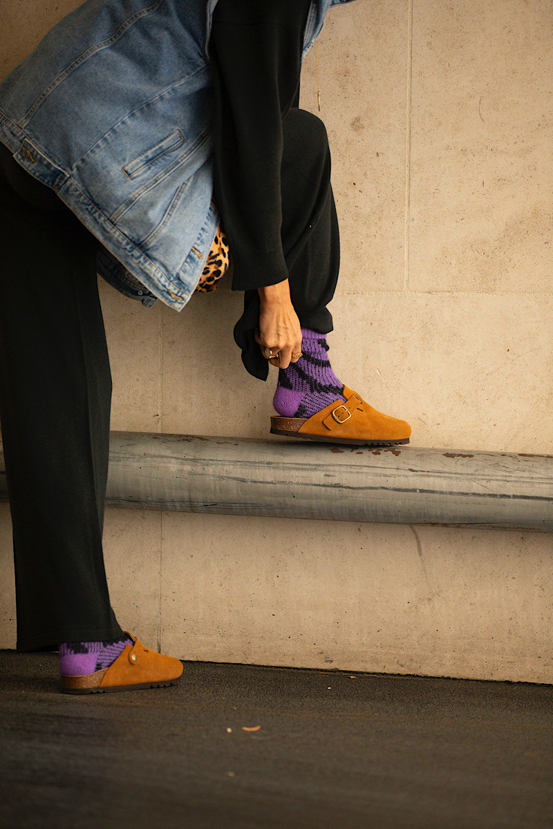 ALTO MILANO - Chaussettes Ronnie Violet