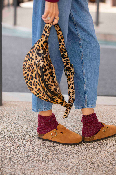 ALTO MILANO - Chaussettes Kaylie Bordeaux (2)