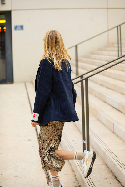 Souvenir - Jupe Sequin Bronze