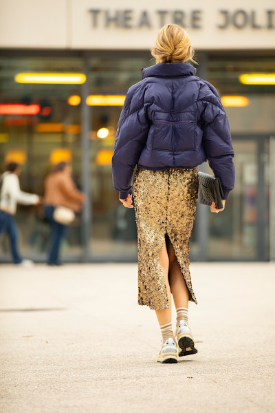 Souvenir - Jupe Sequin Bronze