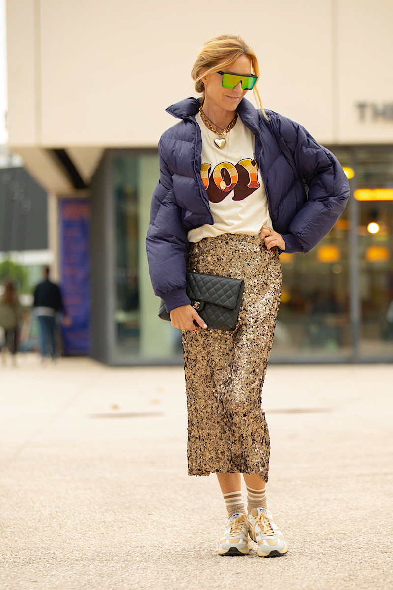 Souvenir - Jupe Sequin Bronze