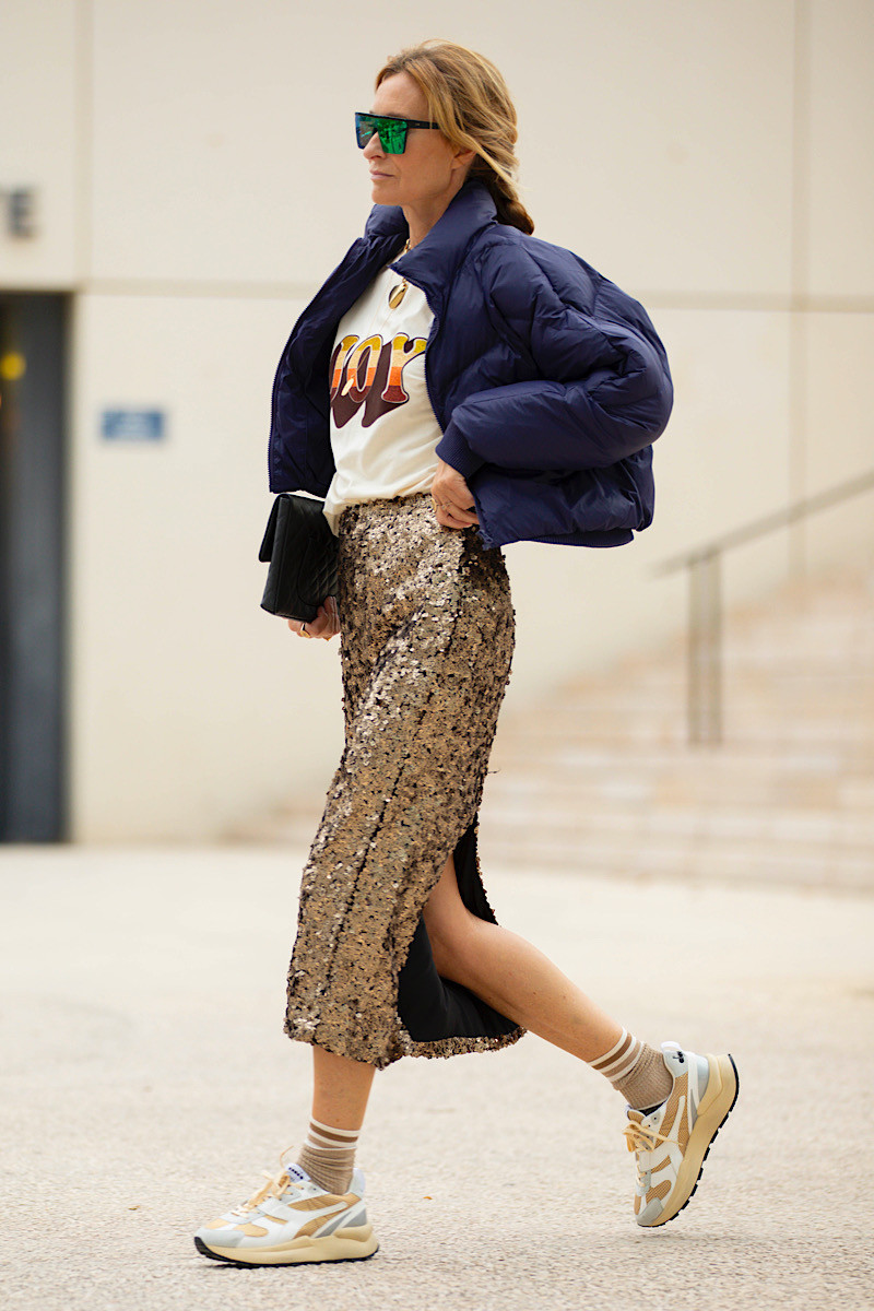 Souvenir - Jupe Sequin Bronze