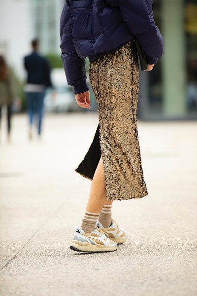 Souvenir - Jupe Sequin Bronze