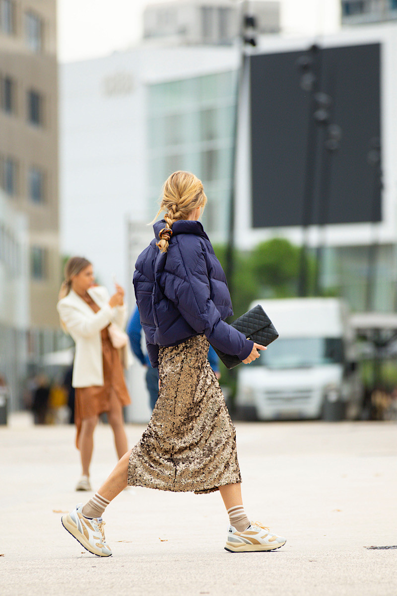 Souvenir - Jupe Sequin Bronze